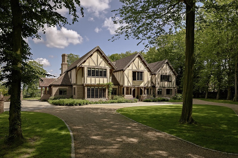 Affluent home in the countryside