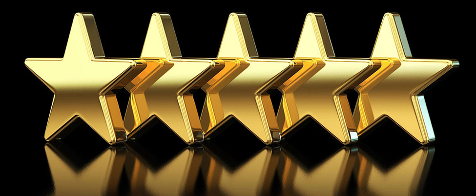 5 gold stars